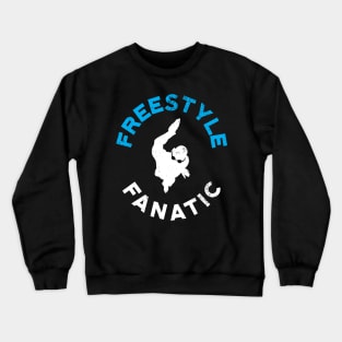 Freestyle Fanatic Swimmer Crewneck Sweatshirt